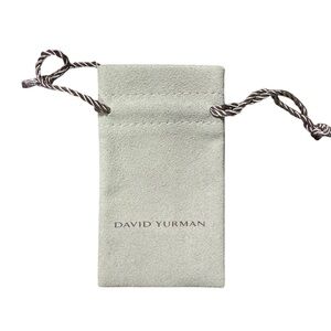 David Yurman Cream Suede Pouch